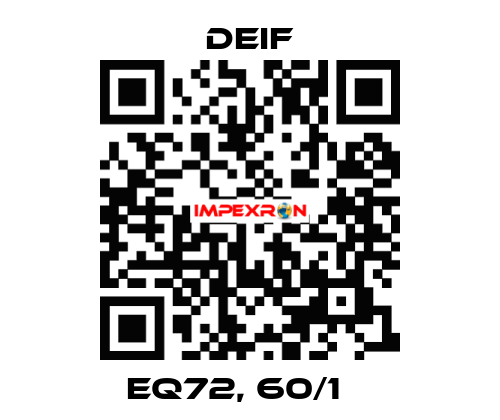 EQ72, 60/1 А Deif