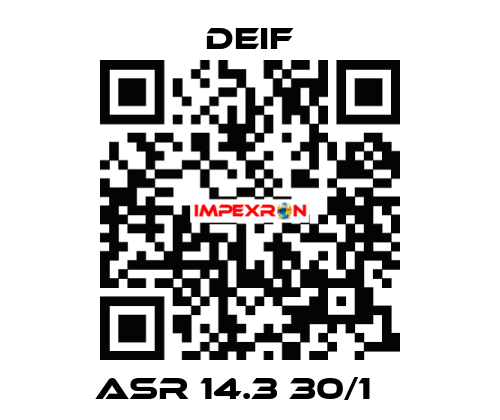 ASR 14.3 30/1 А Deif