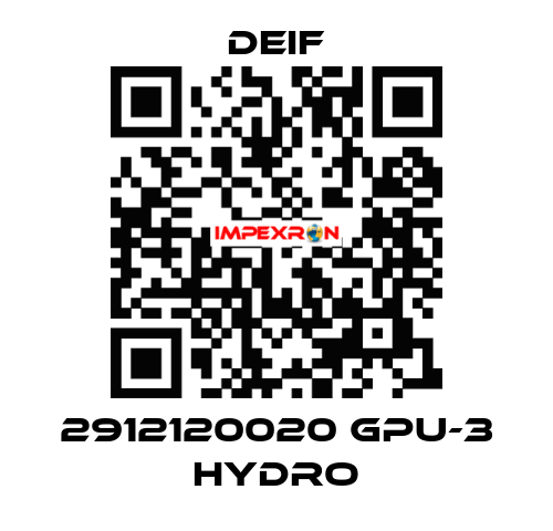 2912120020 GPU-3 Hydro Deif