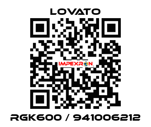 RGK600 / 941006212 Lovato