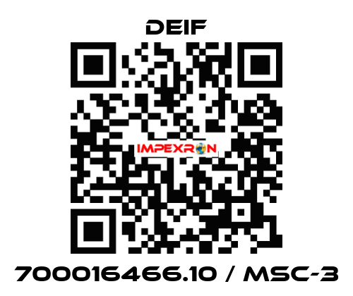 700016466.10 / MSC-3 Deif