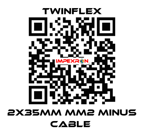 2x35mm mm2 MINUS cable  Twinflex