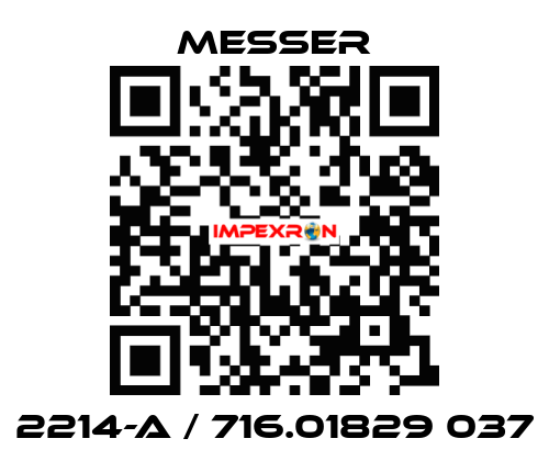 2214-A / 716.01829 037 Messer