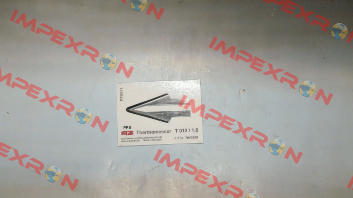 P/N: 7040800, Type: T012/1,0 Az Formen