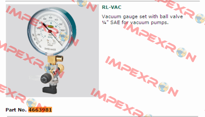 4663981 / RL-VAC Refco