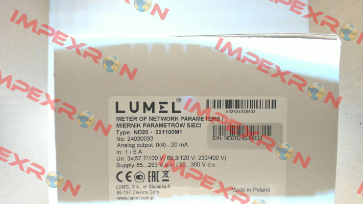 ND20 221100M1 LUMEL