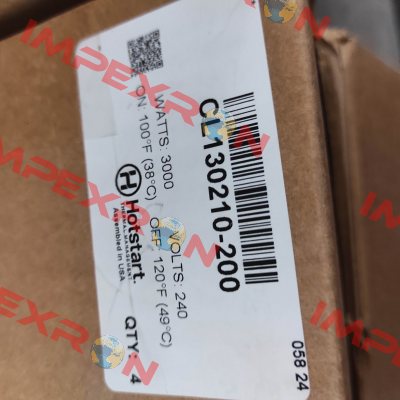 P/N: CL130210-200, Type: CL 3000W 240V 100-120F Hotstart