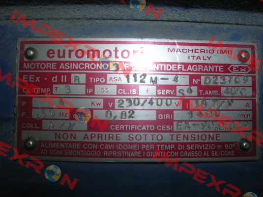 Brake for ASA 112 M-4  Euromotori