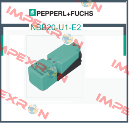 p/n: 194771, Type: NBB20-U1-E2 Pepperl-Fuchs