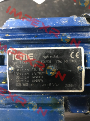 T63 BL-4 OEM Icme Motor