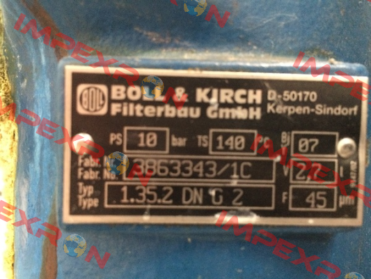 seal kit for 3863343/1C (3090055 + 3042329)  Boll Kirch