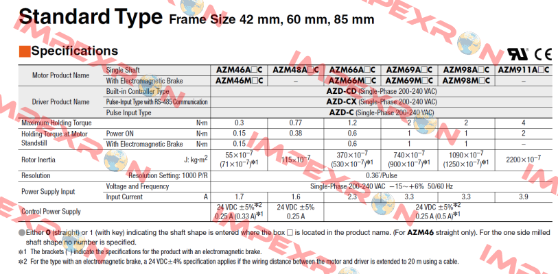 AZM911AC Vexta