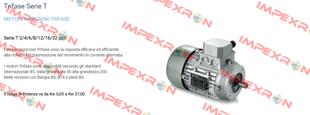 T90L 2,2 2P B14 MULT Neri Motori