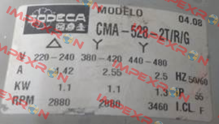 CMA-528-2T/R/G OEM  Sodeca