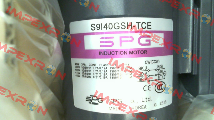 SPG S9I40GSH-TCE Spg Motor