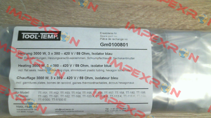 GM0100801 Tool-Temp