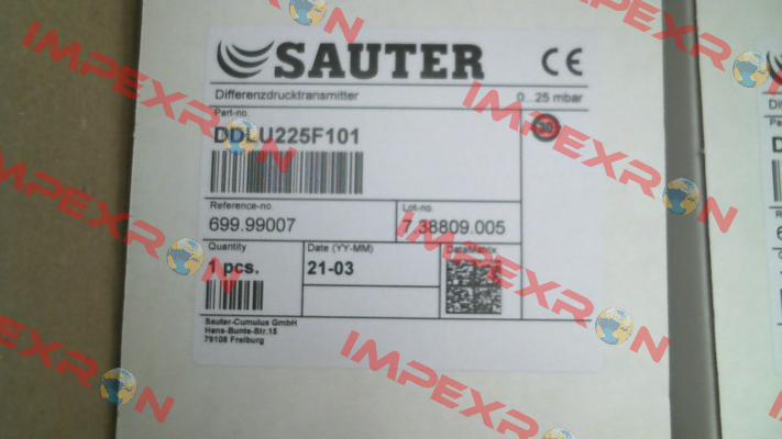 DDLU225F101 Sauter