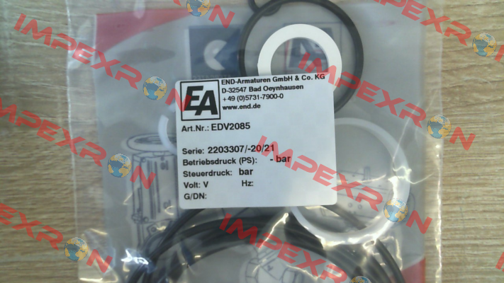 EDV2085 End Armaturen