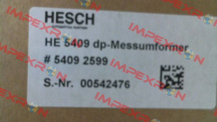 HE 5409 (5409 2599) Hesch Automation