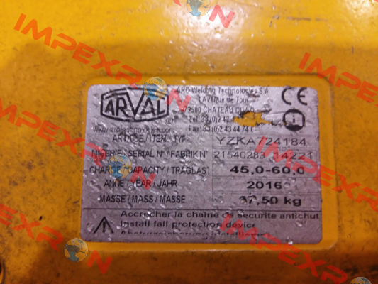 YZKA724184)  ARVAL