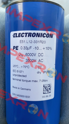 E51.L12-331R20 Electronicon