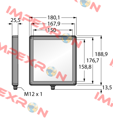 LEDIB150X150PW2-XQ Turck