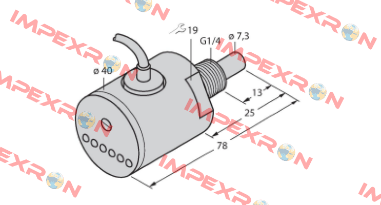 FCS-G1/4A4-ARX/D518 0,3M Turck