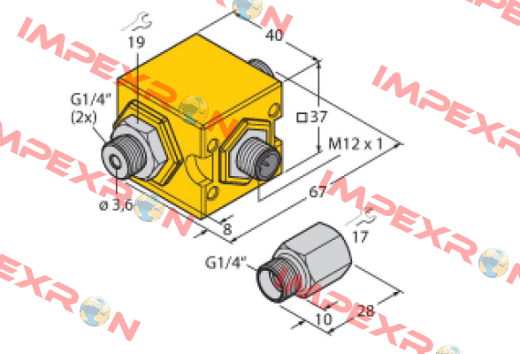 FCIC-G1/4A4P-LIL-H1141/2.0 Turck