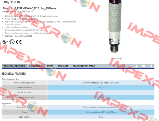 FAR2/BP-0EAN Micro Detectors / Diell