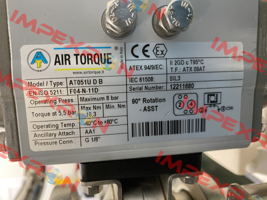 DR00015UF0411 AZN Air Torque