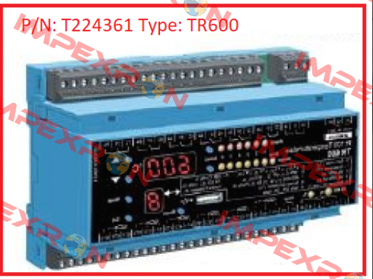 P/N: T224361 Type: TR600 Ziehl