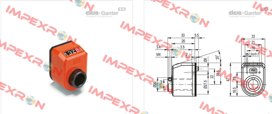 DD51-AR-0010-D-C2 Elesa Ganter