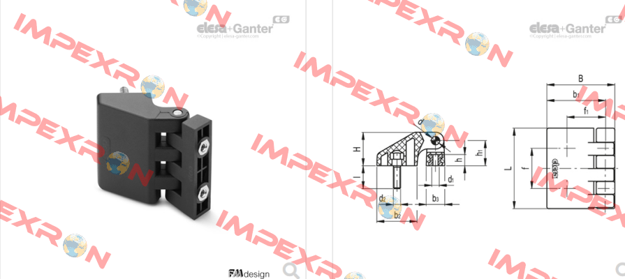 422931 / CFD.48 p-M5x17-B-M5 Elesa Ganter