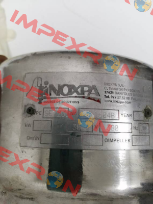 packing shaft for SE 200 No:111604B Inoxpa