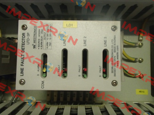 Power card (PCB) for LFD(LINE FAULT DETECTOR) Luxco (formerly Westronics)